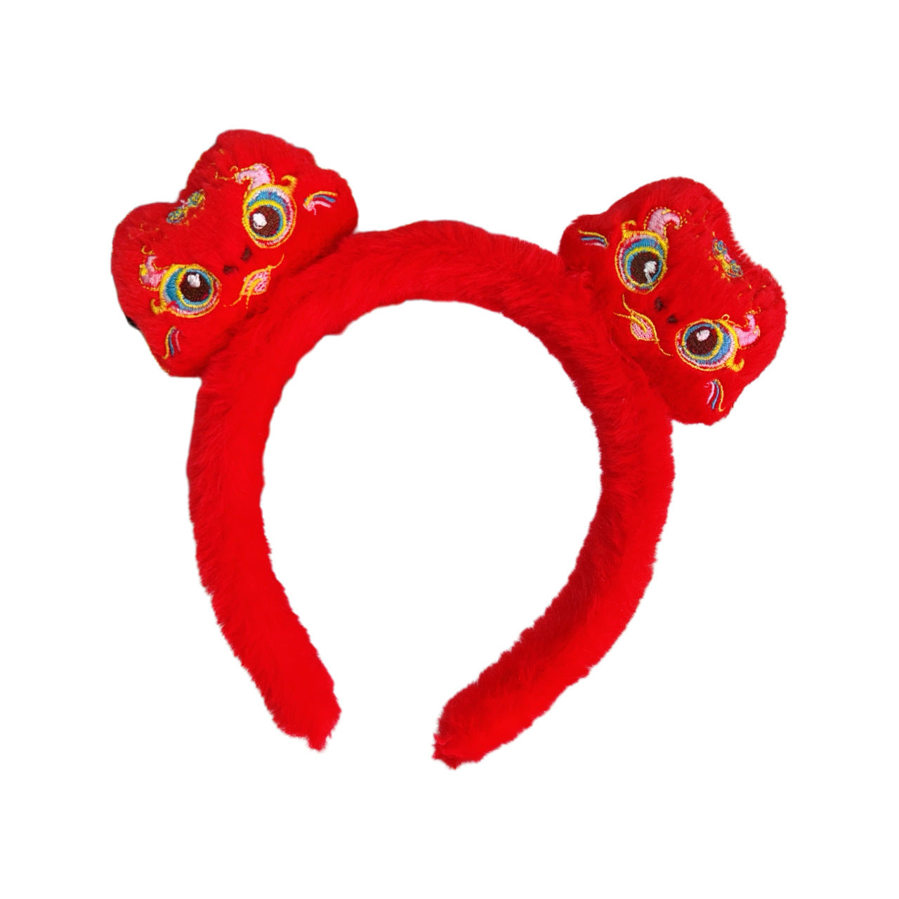 Wholesale Year of the Snake Headband  Cute Funny Plush Wash Hair Cards Small Snake Zodiac Headwear Children's Spring Festival